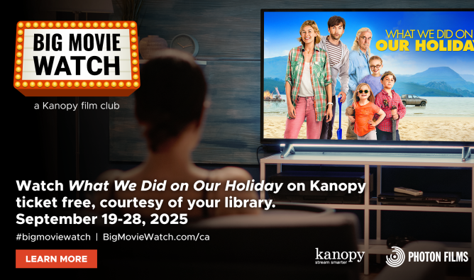 Kanopy's Big Movie Watch: What We Did on Our Holiday